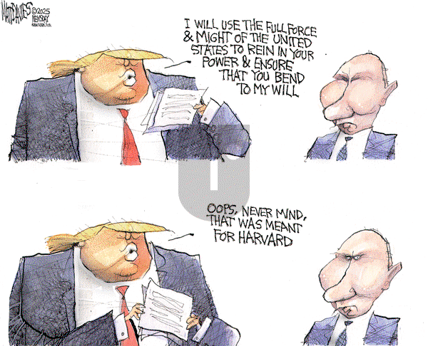 Matt Davies on Monday April 28, 2025 Comic Strip