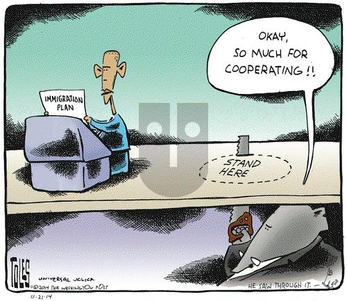 Tom Toles on Friday November 21, 2014 Comic Strip