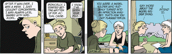Doonesbury on Saturday July 21, 2007 Comic Strip