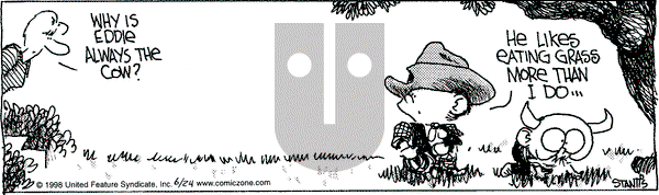 The Buckets on Wednesday June 24, 1998 Comic Strip
