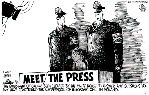 Pat Oliphant on Thursday January 14, 1982 Comic Strip