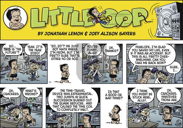 Alley Oop on Sunday March 8, 2020 Comic Strip