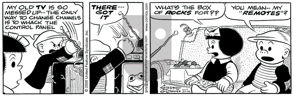 Nancy on Sunday December 17, 2006 Comic Strip