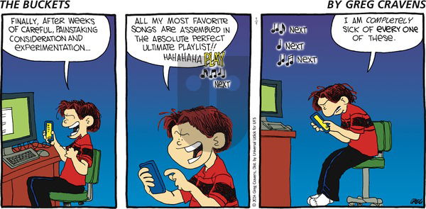 The Buckets on Sunday March 9, 2014 Comic Strip