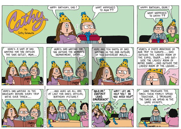Cathy Classics on Sunday October 13, 1996 Comic Strip