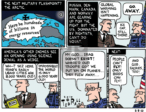 Ted Rall on Monday March 8, 2010 Comic Strip