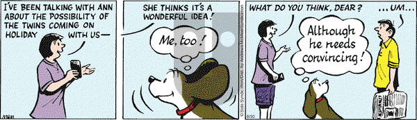Fred Basset on Thursday August 30, 2018 Comic Strip