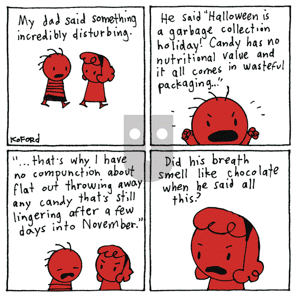Haircut Practice on Monday November 6, 2023 Comic Strip