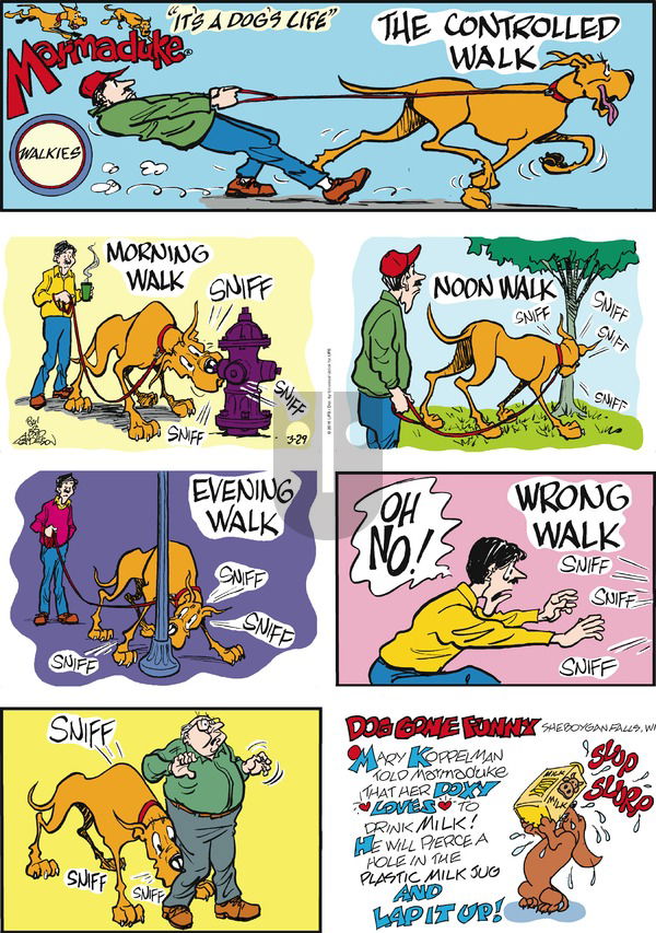 Marmaduke on Sunday March 29, 2015 Comic Strip