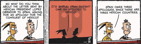 La Cucaracha on Thursday April 18, 2019 Comic Strip