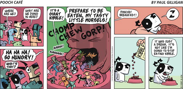 Pooch Cafe on Sunday June 24, 2018 Comic Strip