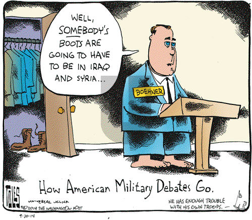 Tom Toles on Tuesday September 30, 2014 Comic Strip