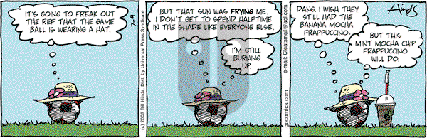 Cleats on Wednesday July 9, 2008 Comic Strip
