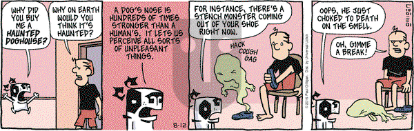 Pooch Cafe on Friday August 12, 2016 Comic Strip