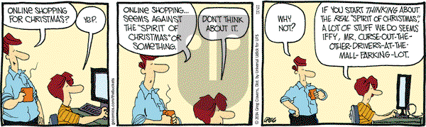 The Buckets on Monday December 15, 2014 Comic Strip