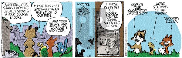 Over the Hedge on Wednesday January 11, 2006 Comic Strip