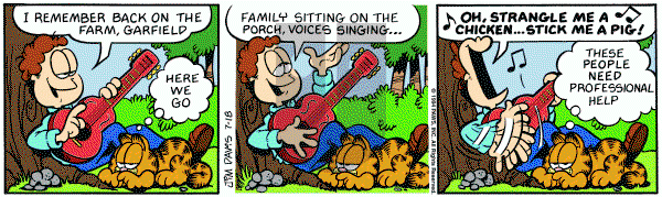 Garfield on Monday July 18, 1994 Comic Strip