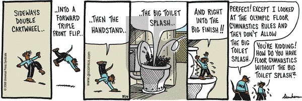Overboard on Wednesday November 26, 2008 Comic Strip