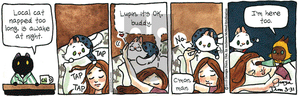 Breaking Cat News on Saturday March 31, 2018 Comic Strip