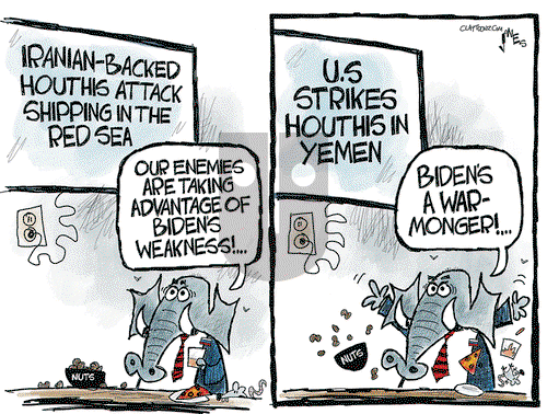 Clay Jones - Tuesday January 16, 2024 Comic Strip