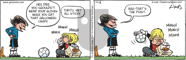 Cleats - Thursday November 2, 2006 Comic Strip