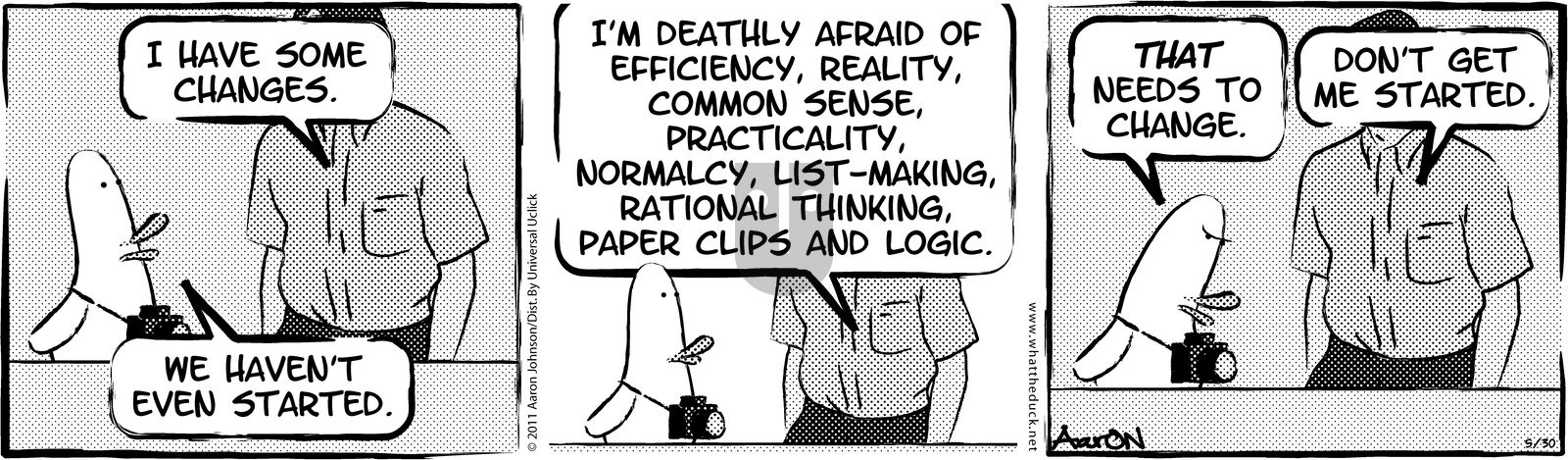 W.T. Duck - Wednesday November 15, 2023 Comic Strip