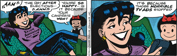 Nancy on Wednesday November 3, 2010 Comic Strip