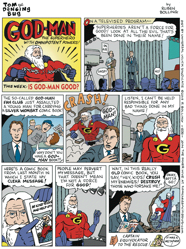 Tom the Dancing Bug on Friday March 20, 2015 Comic Strip