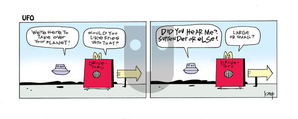 UFO on Sunday April 27, 2025 Comic Strip