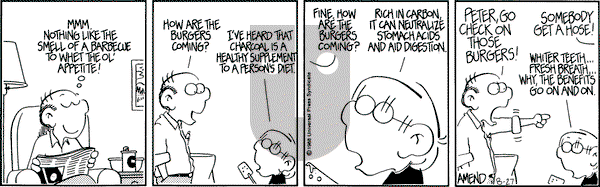 FoxTrot on Saturday August 27, 1988 Comic Strip