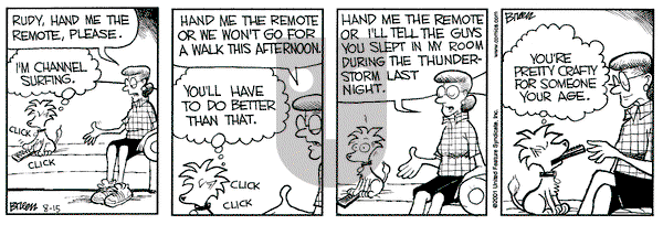 Grand Avenue on Wednesday August 15, 2001 Comic Strip