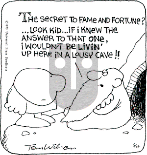 Ziggy on Friday March 16, 1973 Comic Strip