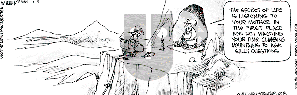 Non Sequitur on Wednesday October 10, 2001 Comic Strip