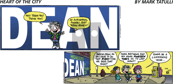 Heart of the City on Sunday November 16, 2003 Comic Strip