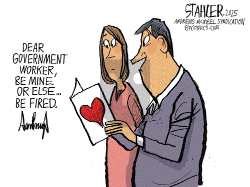 Jeff Stahler on Wednesday February 12, 2025 Comic Strip