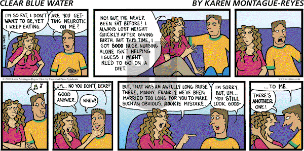 Clear Blue Water on Sunday June 5, 2005 Comic Strip