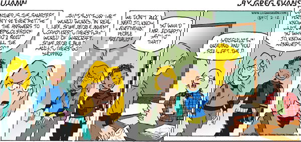 Luann on Sunday February 12, 2006 Comic Strip