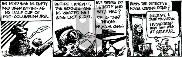 Non Sequitur on Wednesday August 19, 1992 Comic Strip