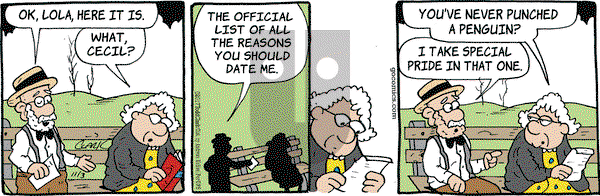 Lola on Friday November 3, 2017 Comic Strip