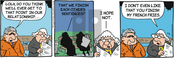 Lola on Wednesday March 2, 2011 Comic Strip