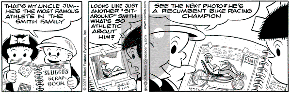 Nancy on Saturday August 18, 2007 Comic Strip