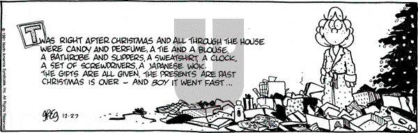 Luann on Friday December 27, 1991 Comic Strip