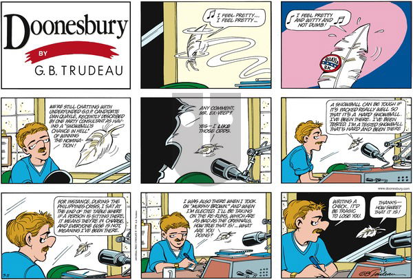 Doonesbury on Sunday July 11, 1999 Comic Strip