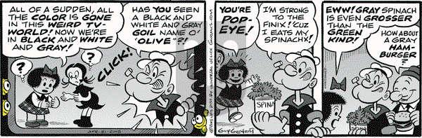 Nancy on Tuesday April 21, 2015 Comic Strip