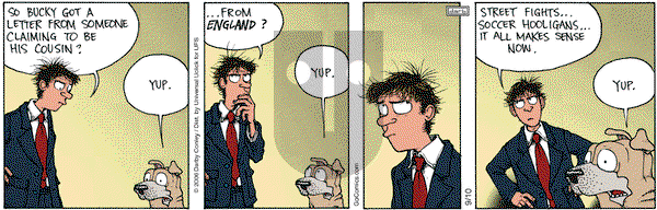 Get Fuzzy on Wednesday September 10, 2014 Comic Strip