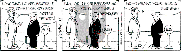 The Born Loser on Monday August 1, 2005 Comic Strip