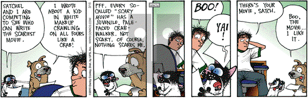Get Fuzzy on Monday March 15, 2010 Comic Strip
