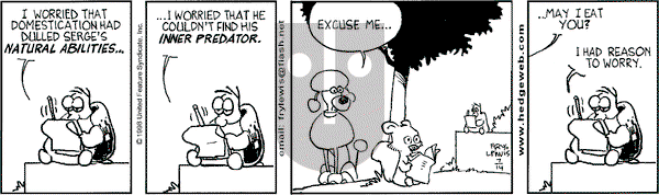 Over the Hedge on Tuesday July 14, 1998 Comic Strip