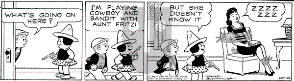 Nancy on Wednesday September 22, 1971 Comic Strip