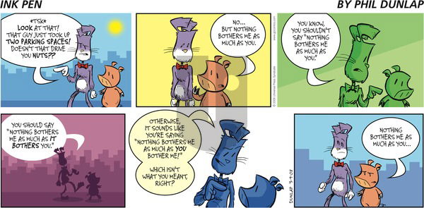 Ink Pen on Sunday March 9, 2008 Comic Strip